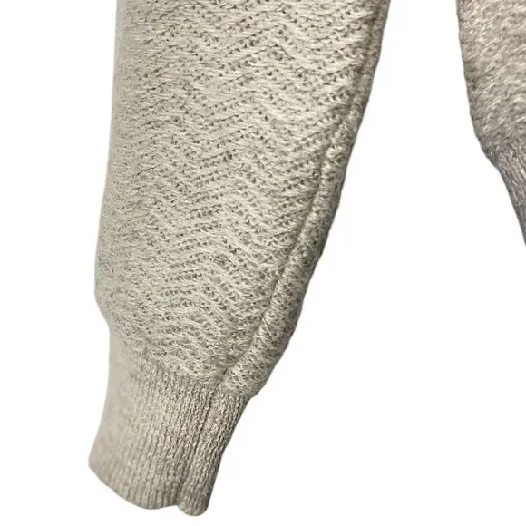 Vince Alpaca Wool V-Neck Herringbone‎ Mens Sweater L